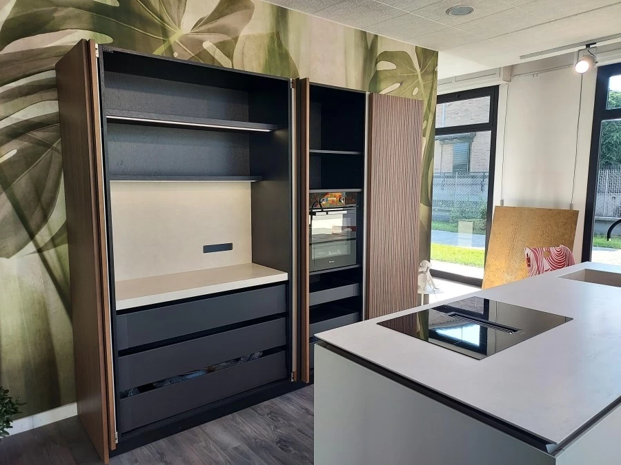 cucina con isola binova bluna wood line imp rovere tabacco 382254 l cucina con isola binova bluna wood line imp rovere tabacco 382254 l